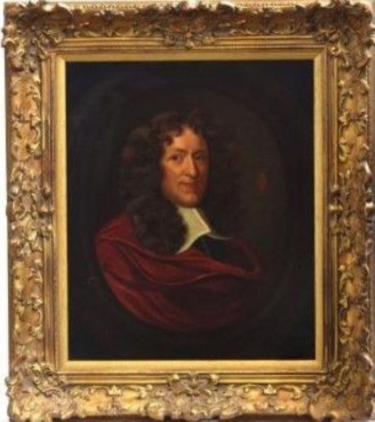 Mary Beale (circle) Portrait Painting of Sir John Pettus For Sale 1