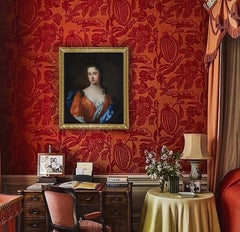 Portrait Lady in Red Silk Dress c.1710, Michael Dahl, oil on canvas painting