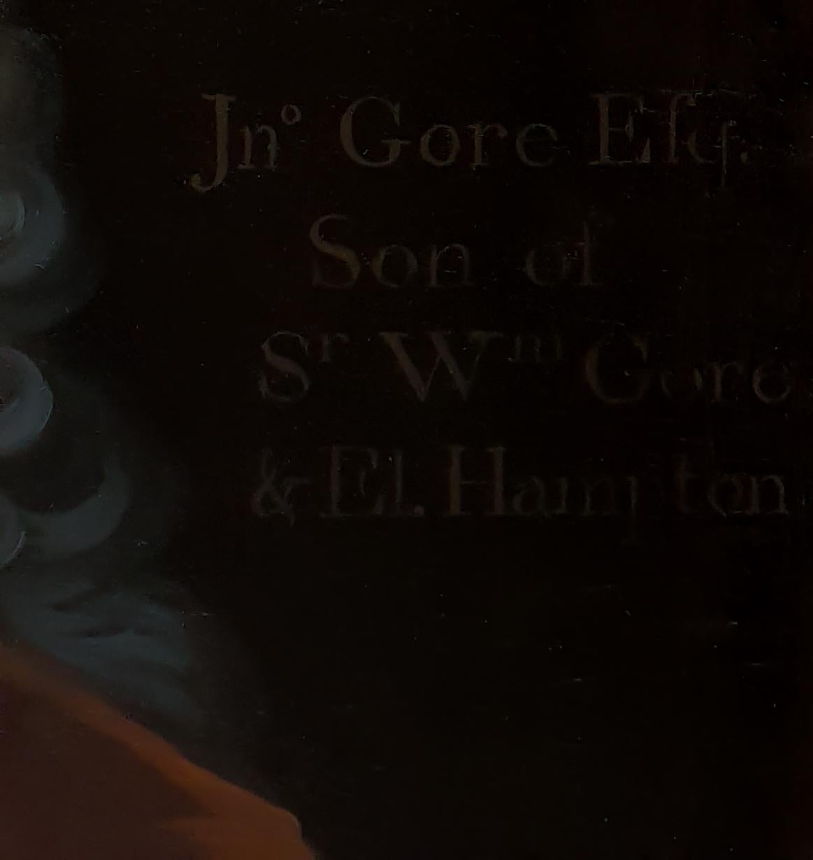 Portrait of John Gore (c.1689-1763), Fine Carved Gilded Frame, Good Provenance 4