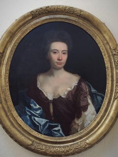 Portrait Of Lady Sarah Cowper- 17th century, old master, portrait painting, Dahl