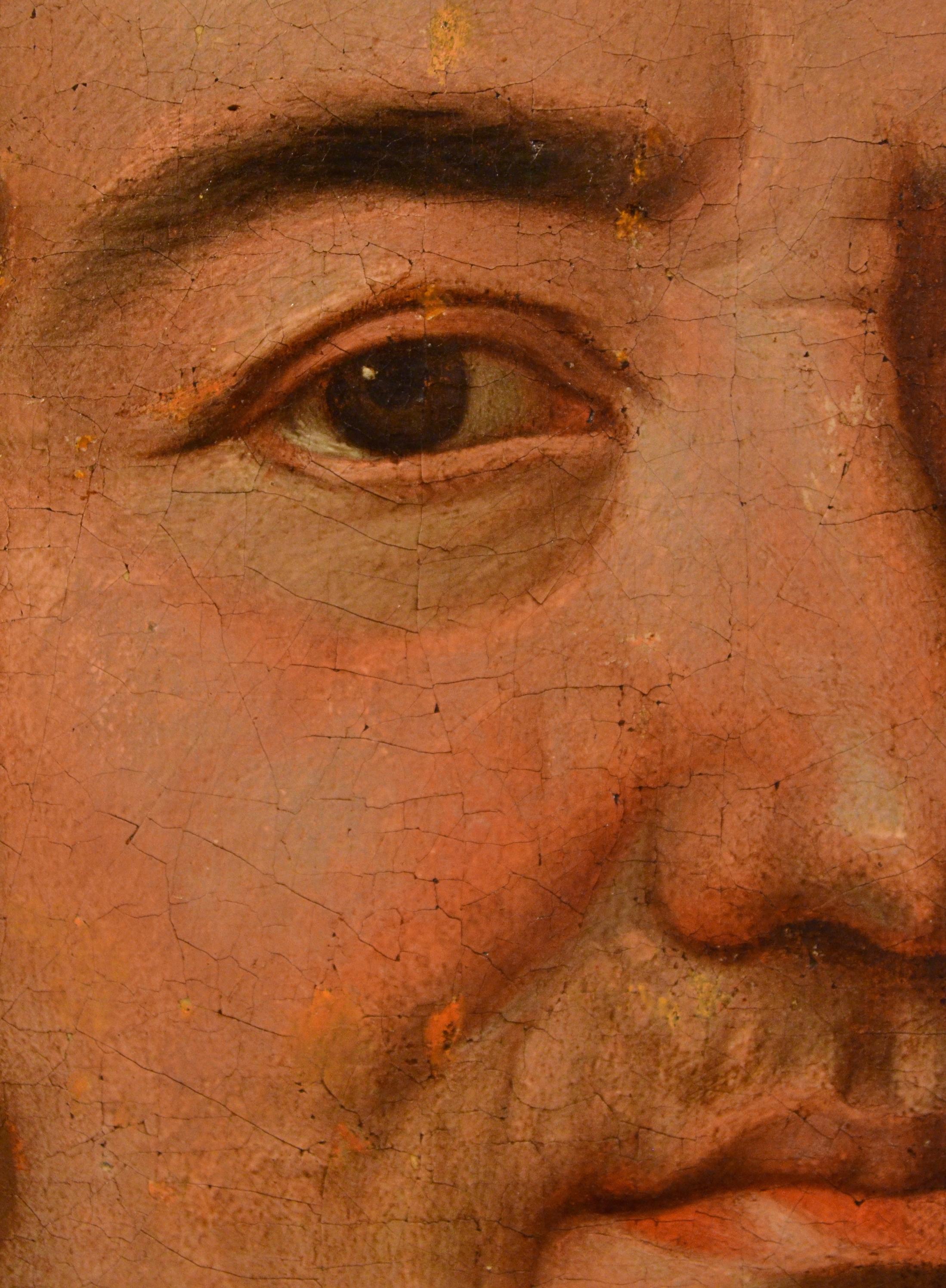 Portrait Gentleman 17th Century Paint Oil on canvas Old master France Art For Sale 4