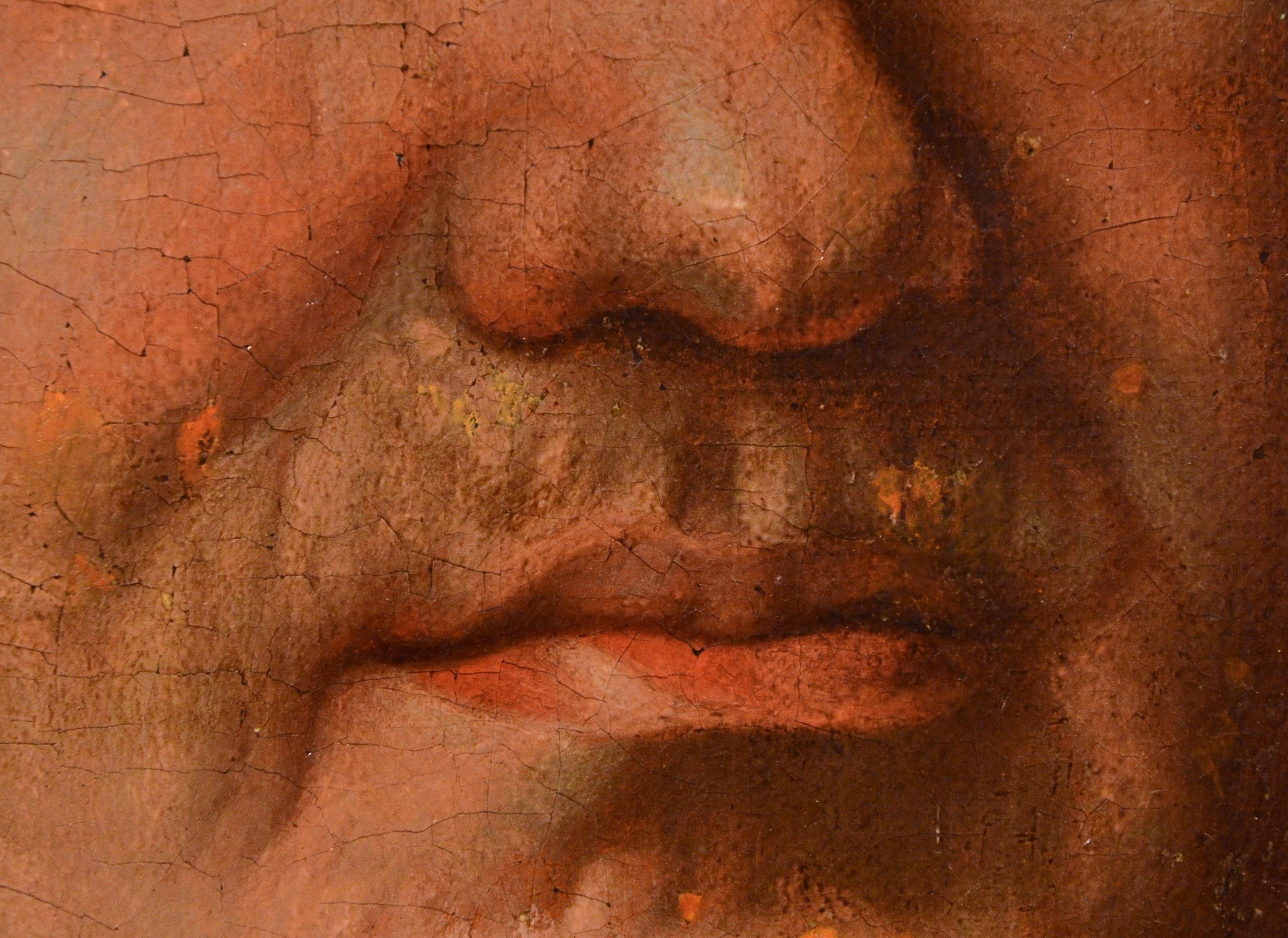 Porträt Gentleman, Öl auf Leinwand, 18. Jahrhundert, Alter Meister, Frankreich, Kunst im Angebot 10