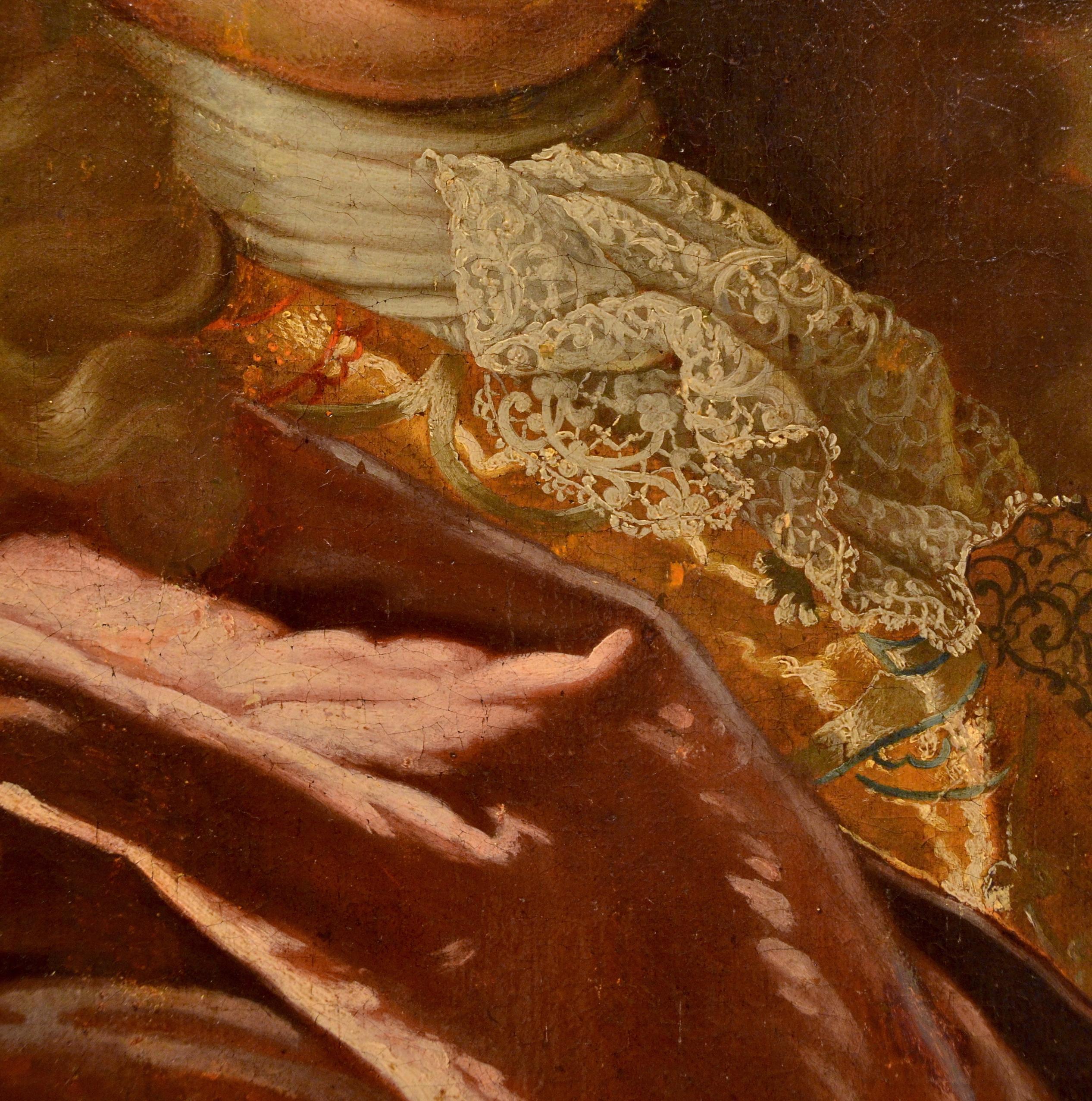 Porträt Gentleman, Öl auf Leinwand, 18. Jahrhundert, Alter Meister, Frankreich, Kunst im Angebot 2