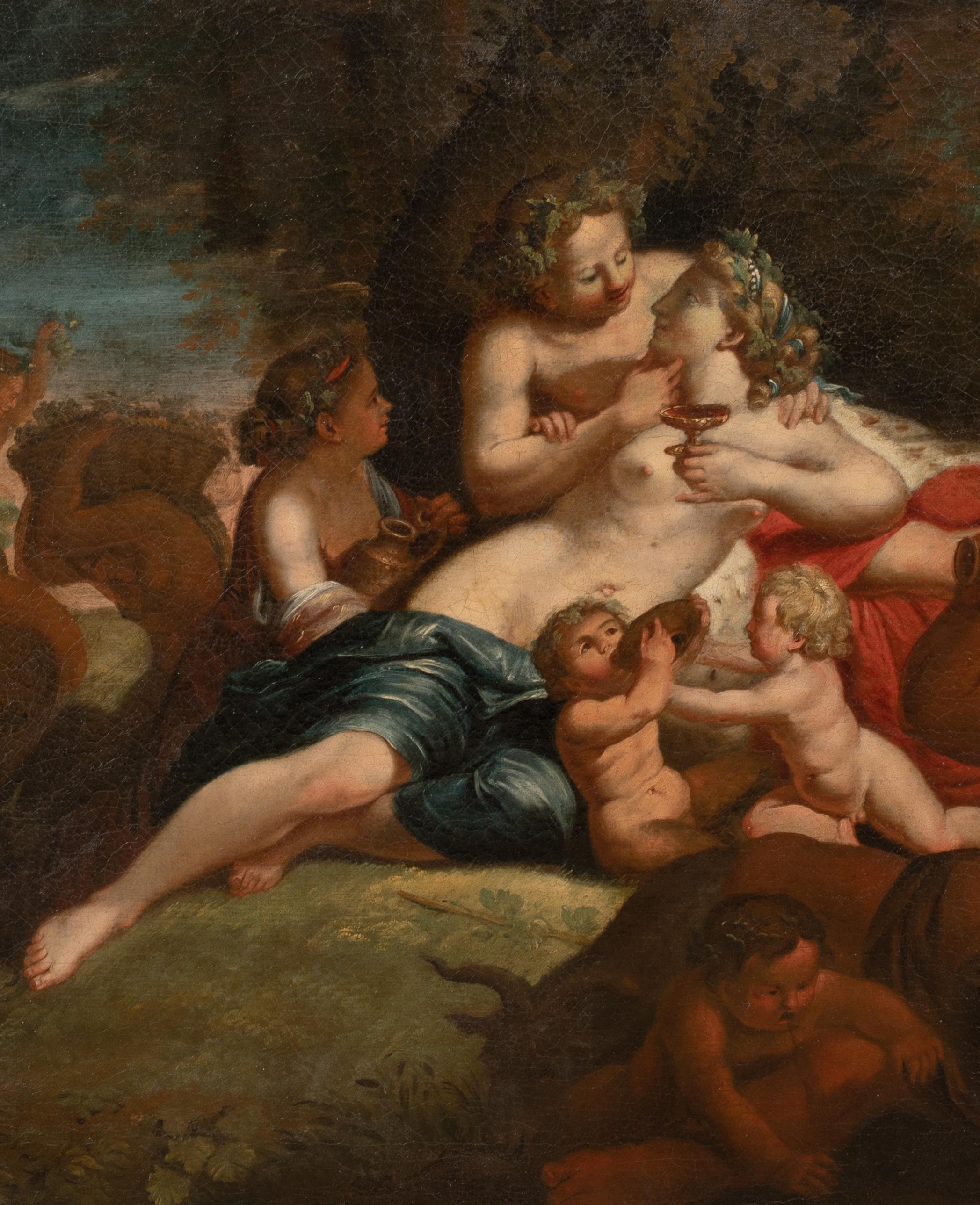 Bacchus und Ariadne, 17. Jahrhundert  Schule von Nicolas POUSSIN (1594-1665) 6
