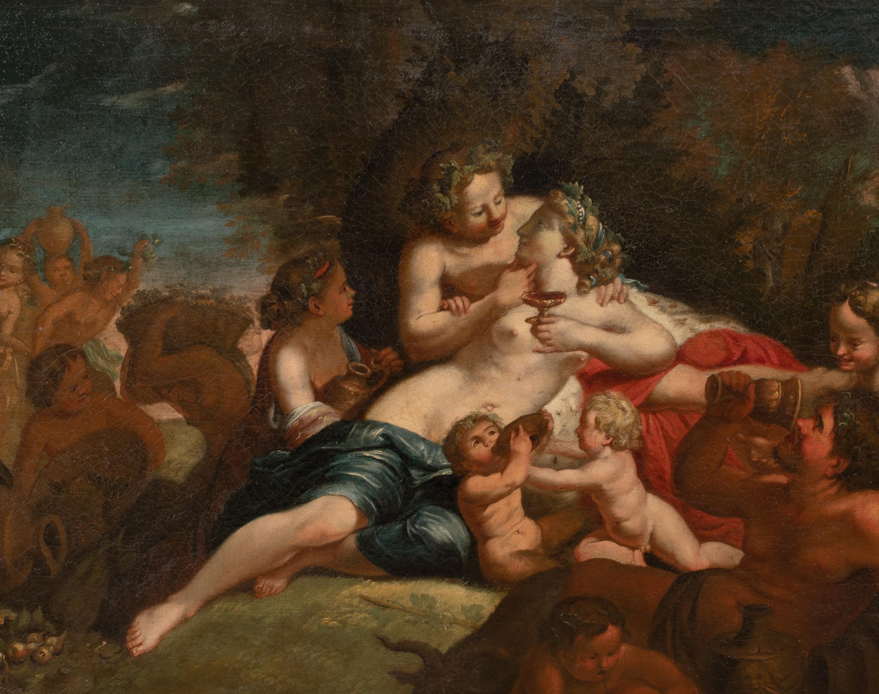 Bacchus und Ariadne, 17. Jahrhundert  Schule von Nicolas POUSSIN (1594-1665) 1