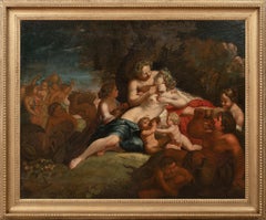 Bacchus und Ariadne, 17. Jahrhundert  Schule von Nicolas POUSSIN (1594-1665)