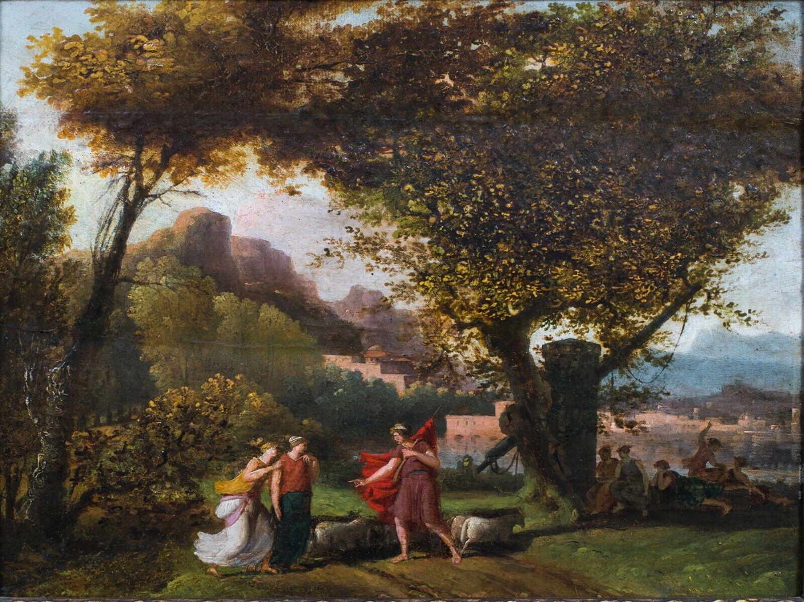 Classical Landscape With Figures, 17th Century  