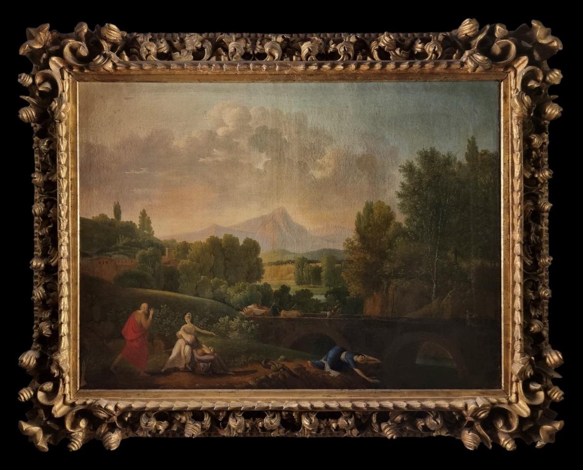 (Circle of) Nicolas Poussin Landscape Painting - Landscape