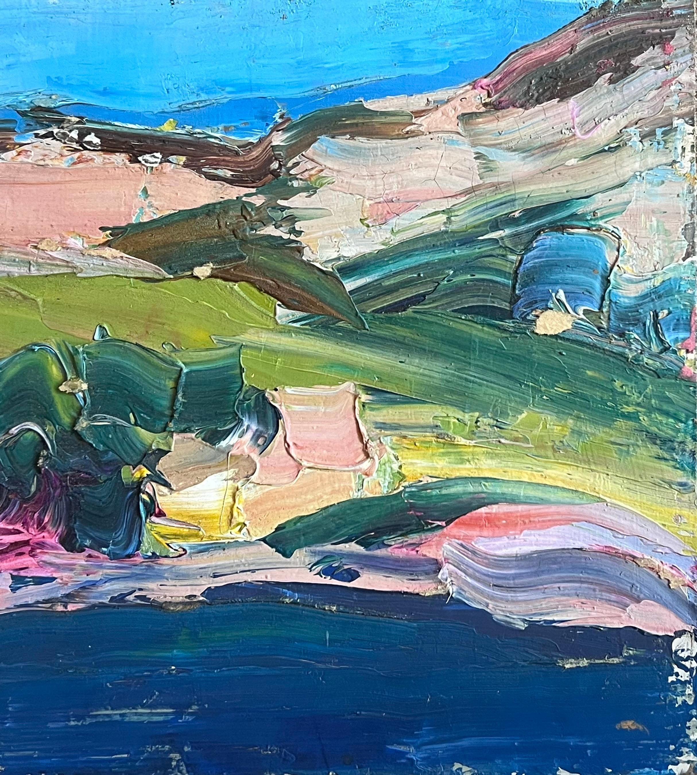 The South of France
circle of Pierre Ambrogiani (Corsican/ French 1907-1985)
oil painting on board, unframed
board: 7.5 x 13 inches
condition: very good
provenance: from a private collection in the Luberon Valley, Provence, France

