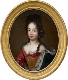 Portrait 18e Siècle Pierre Mignard (1612/1695) Entourage.