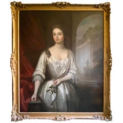 Antique Portrait of Duchess of Bolton after Sir Godfrey Kneller