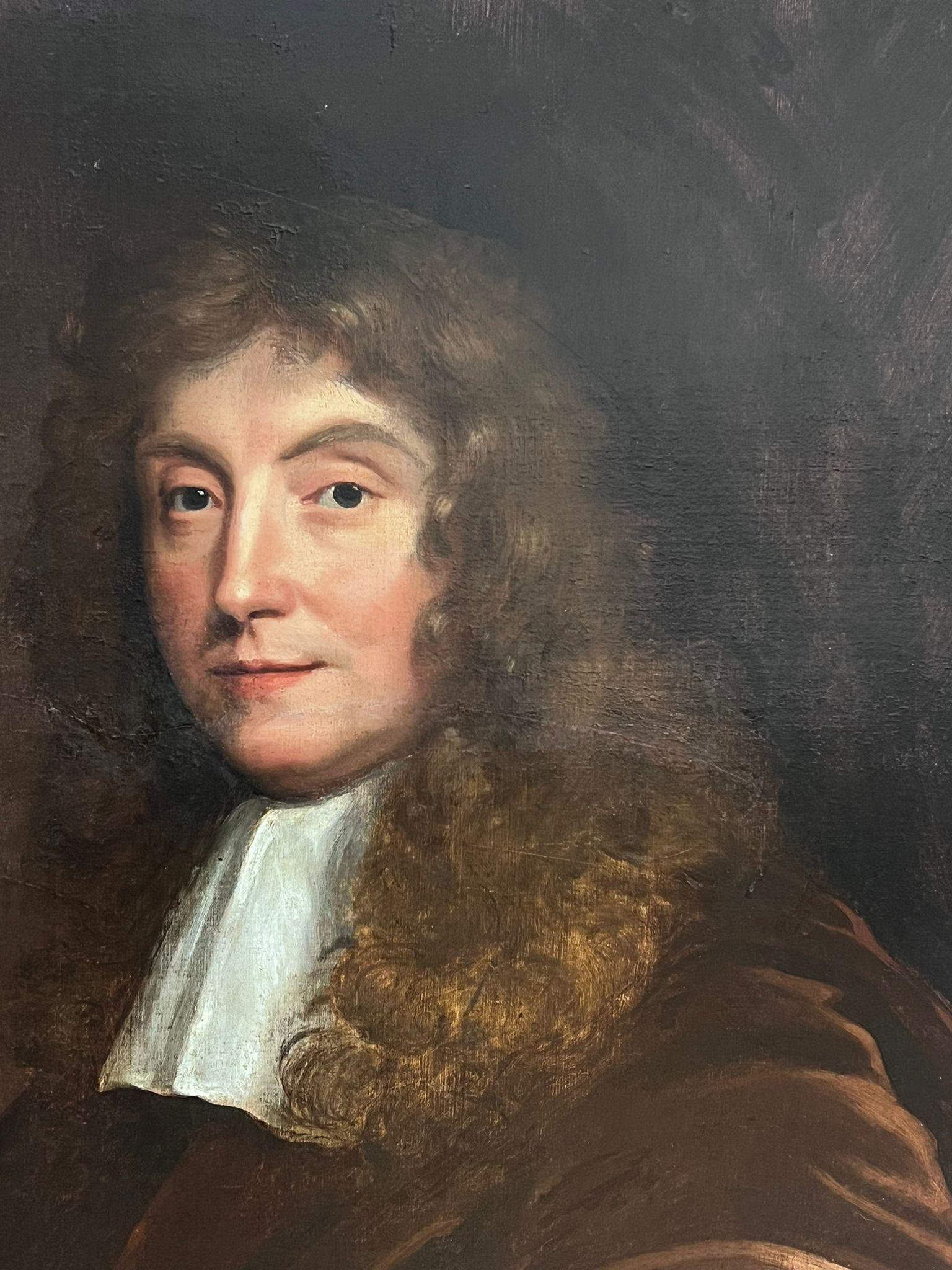 Portrait d'un Gentleman
École britannique, 17e siècle
cercle de Sir Peters Lely (britannique 1619 - 1680)
huile sur toile, non encadrée
toile : 36 x 30 pouces
provenance : collection privée, France
état : très bon et sain 