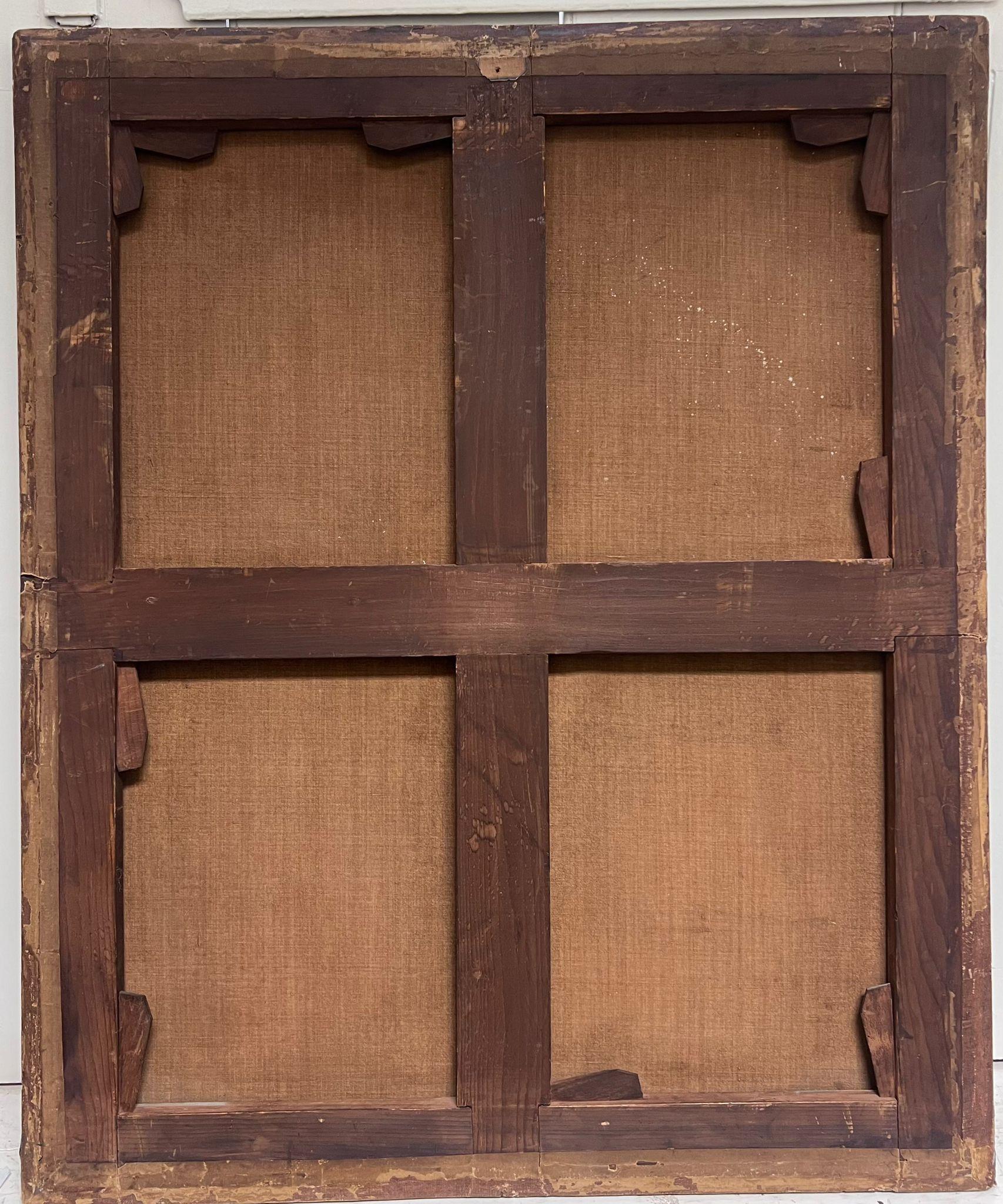Fine peinture à l'huile britannique du 17e siècle représentant un gentleman en robe de soie 4