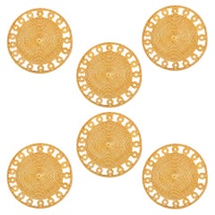 Circle of Style: Handwoven Rattan Placemats, 14.5"