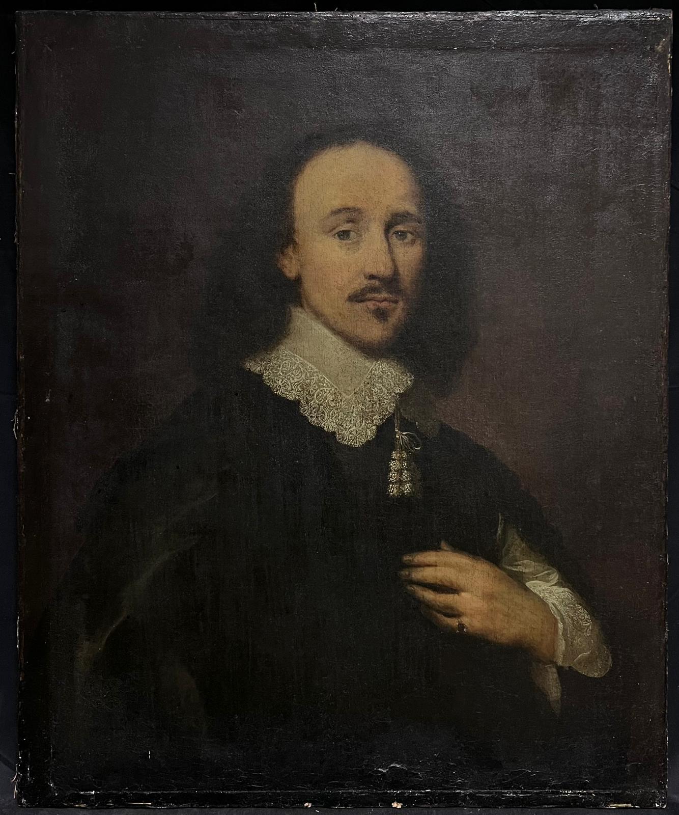 the white lace collar painting
