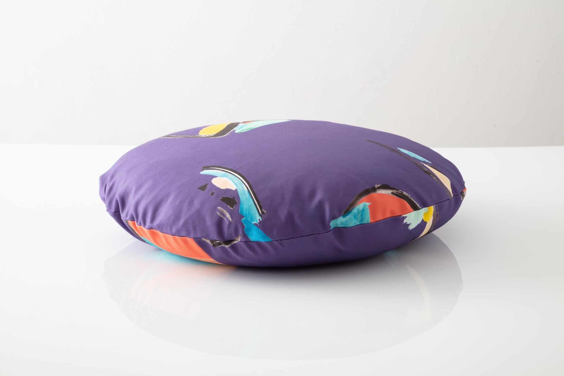 Other Circle Purple Pod Pillow For Sale