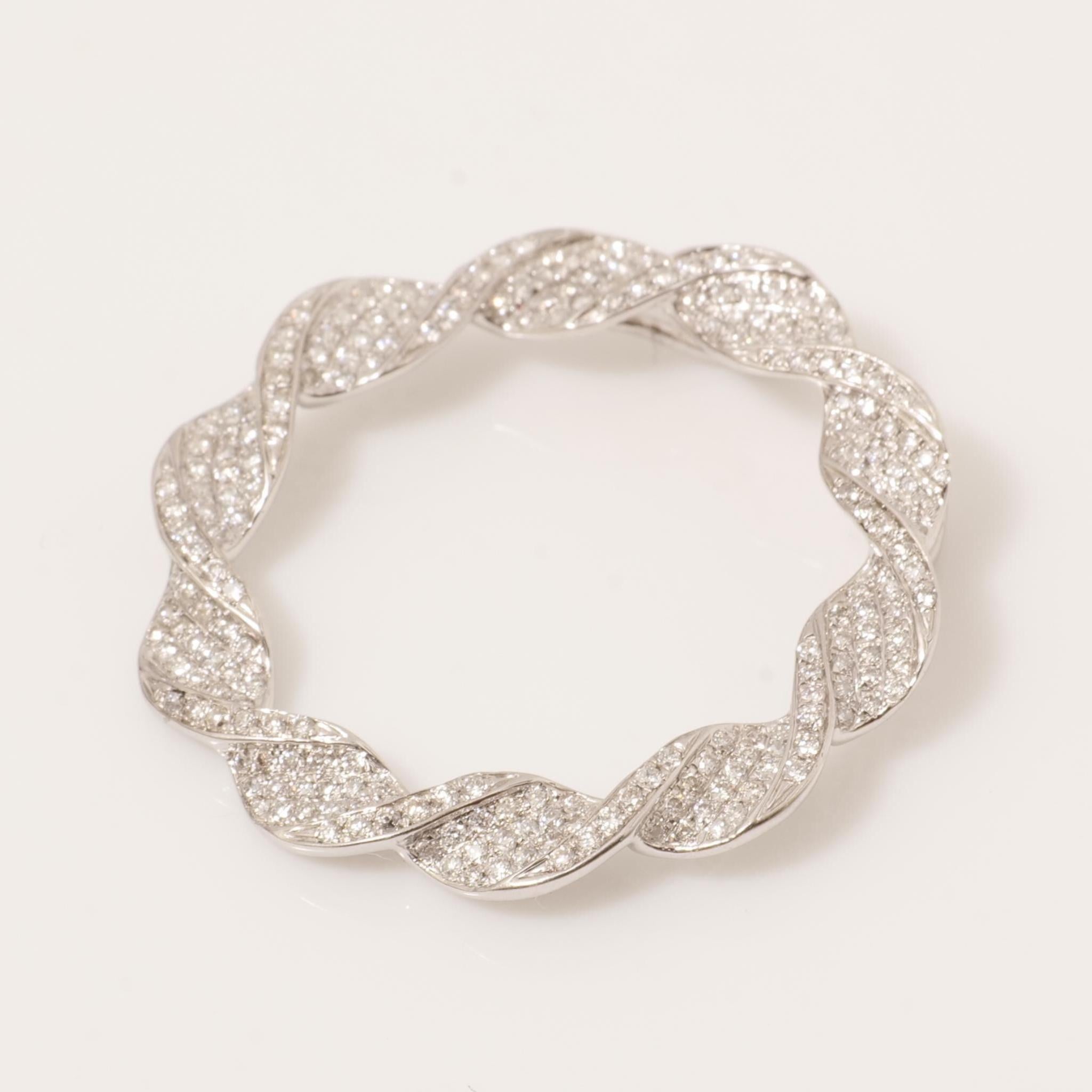 Pendentif Circle Rope en or massif 14k (certifié) Neuf - En vente à New Delhi, DL
