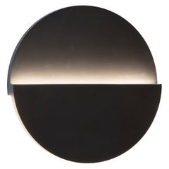 Applique circulaire en laiton noir