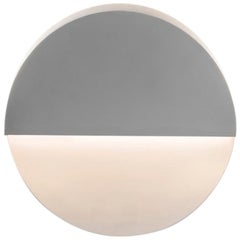 Circle Sconce in White Corian