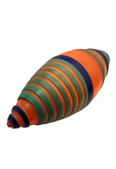 "Circle Spindle" – Unique Studio Glass Sculpture by Guggisberg & Baldwin