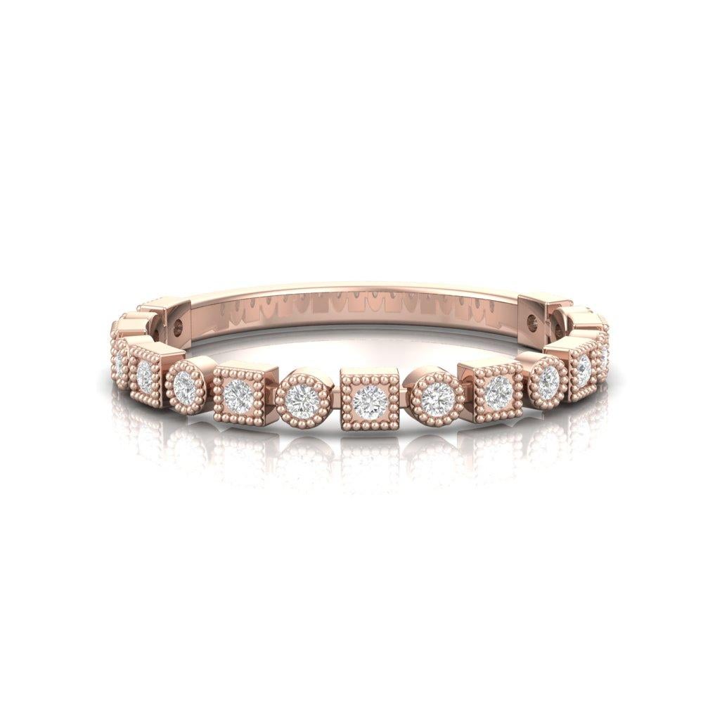 Circle & square diamond Band In New Condition For Sale In Khet Bang Rak, Krung Thep Maha Nakhon