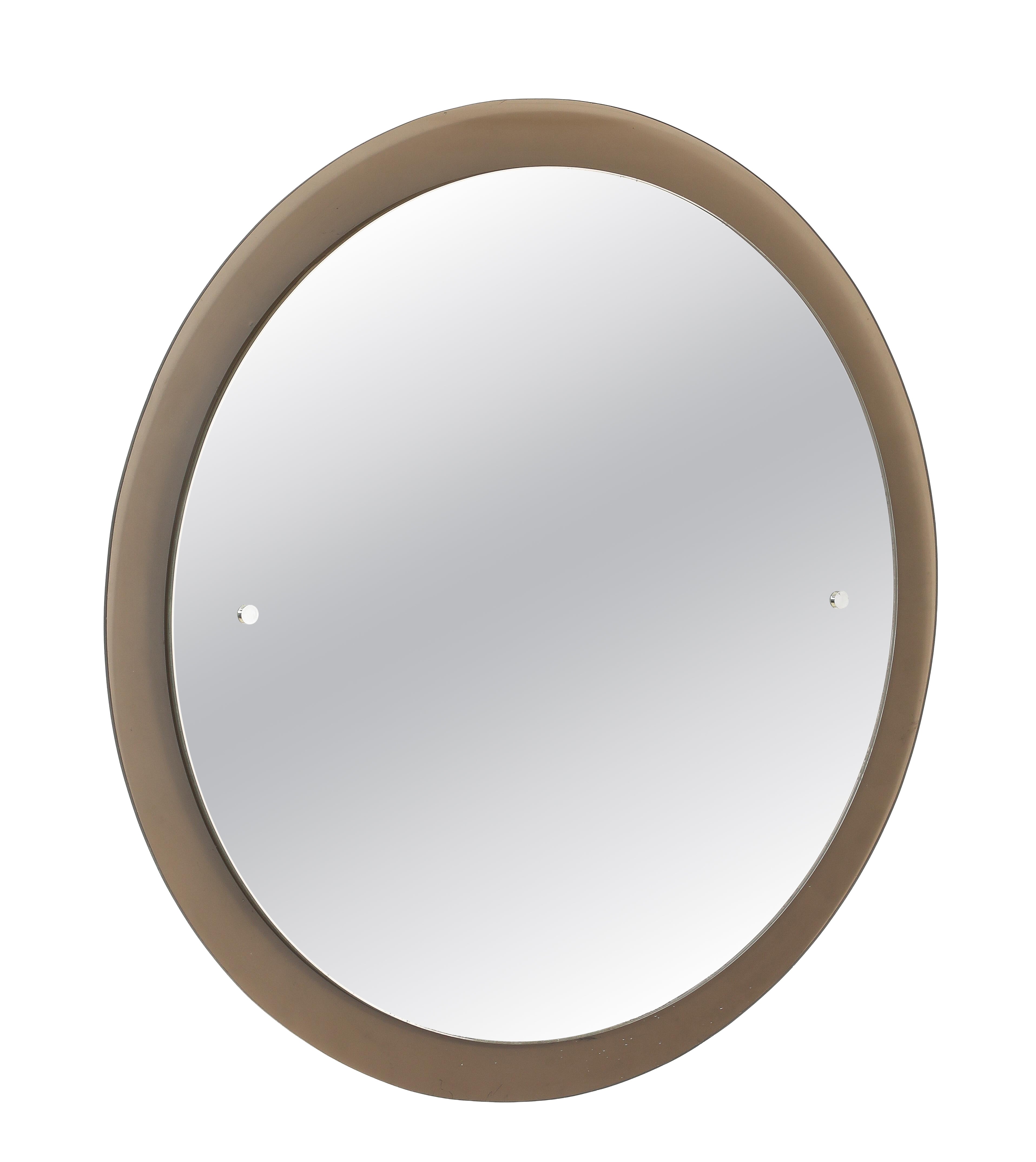 Circle Two-Tone Mirror, France, 1970