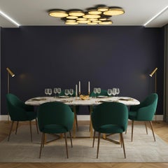 Circle Wall Sconce Light Glass And Brass – Elegant Ambient Lighting