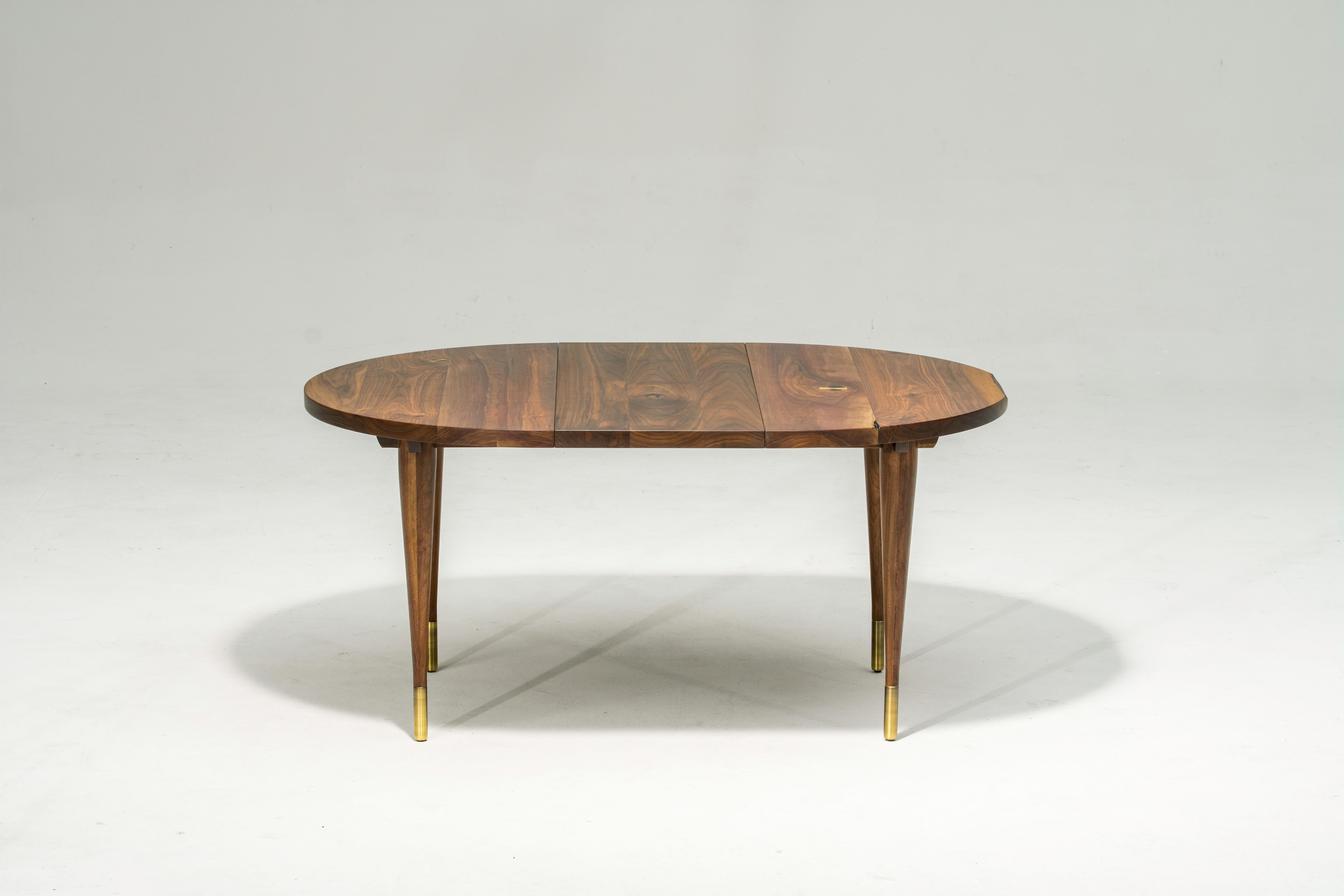 brass leg dining table