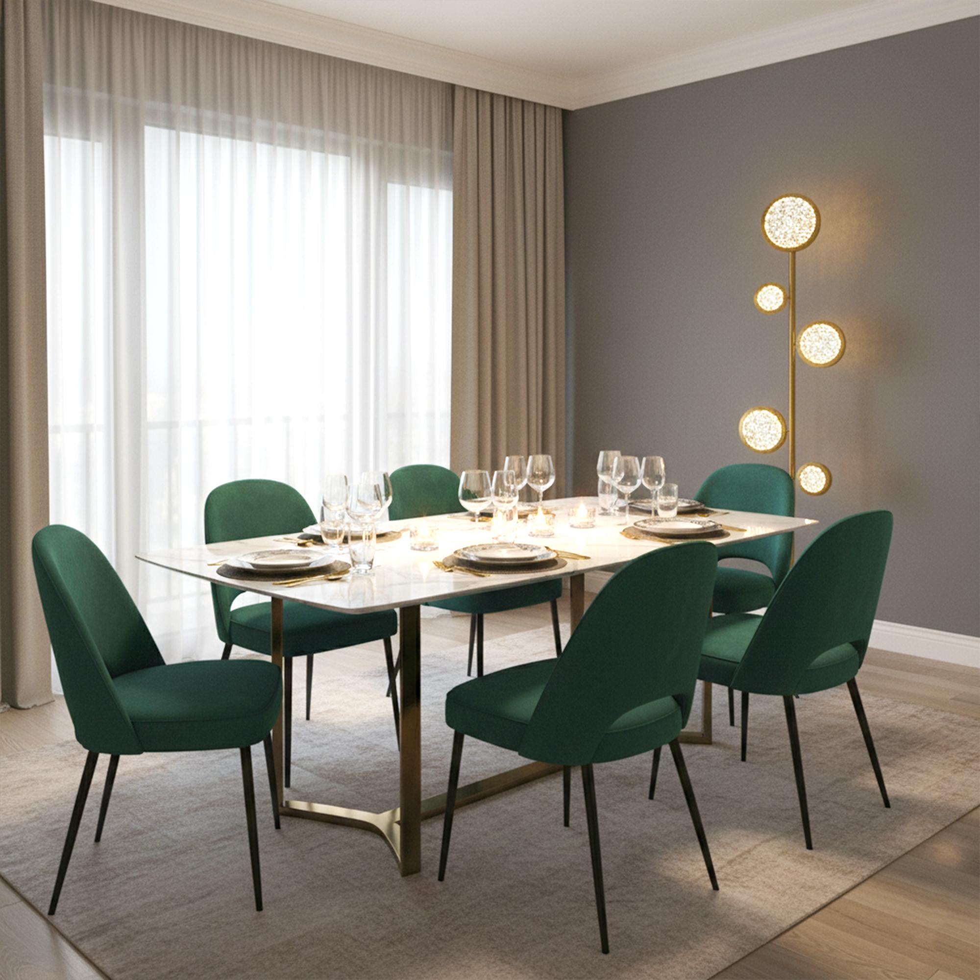 Circles Stehleuchte - Luxuriöses Messing- und Glasdesign für eine moderne Ästhetik im Zustand „Neu“ im Angebot in Monroe, NY