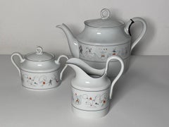 Circo Model Tea Set by Gio Ponti for Richard Ginori, Italy