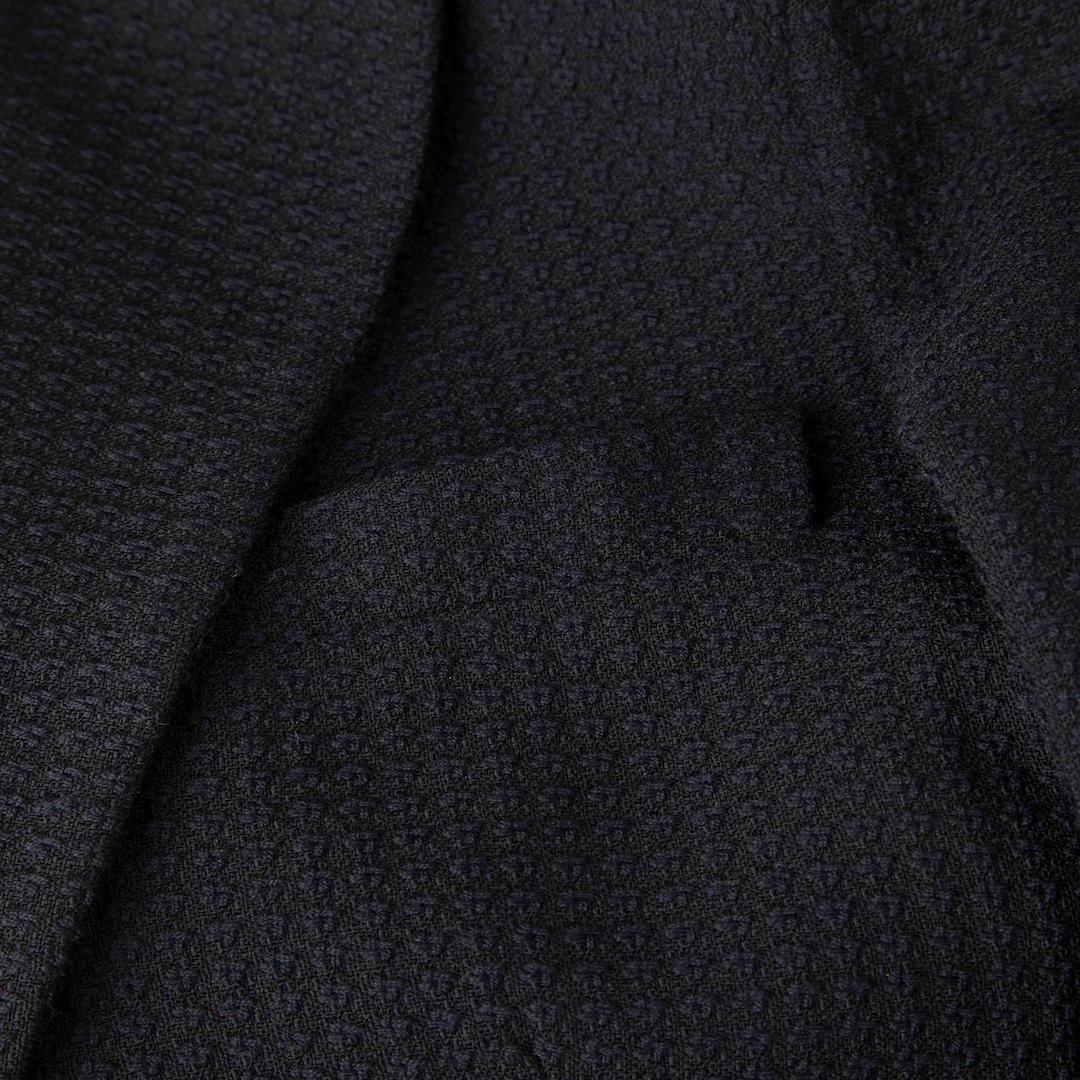 Nero Circolo 1901 Navy Blazer in lana di media lunghezza taglia XS in vendita