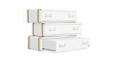 Fantasy Air Three-Drawers Kids Chest with Gold Detail by Circu Magical Furniture