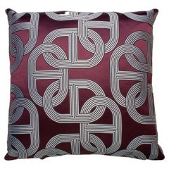 Hermes Pillow Circuit 24, Burgundy