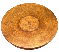 Circular 19th Century Pollard Oak Occasional Lamp Table