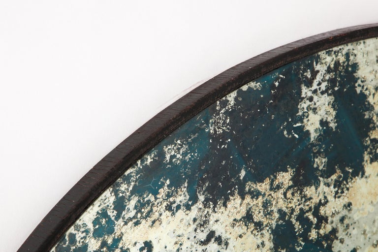 Circular AcidWashed Mirror, Modern at 1stdibs