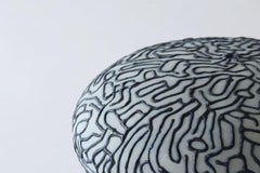 Scultura circolare blu e grigia, Lone Skov Madsen