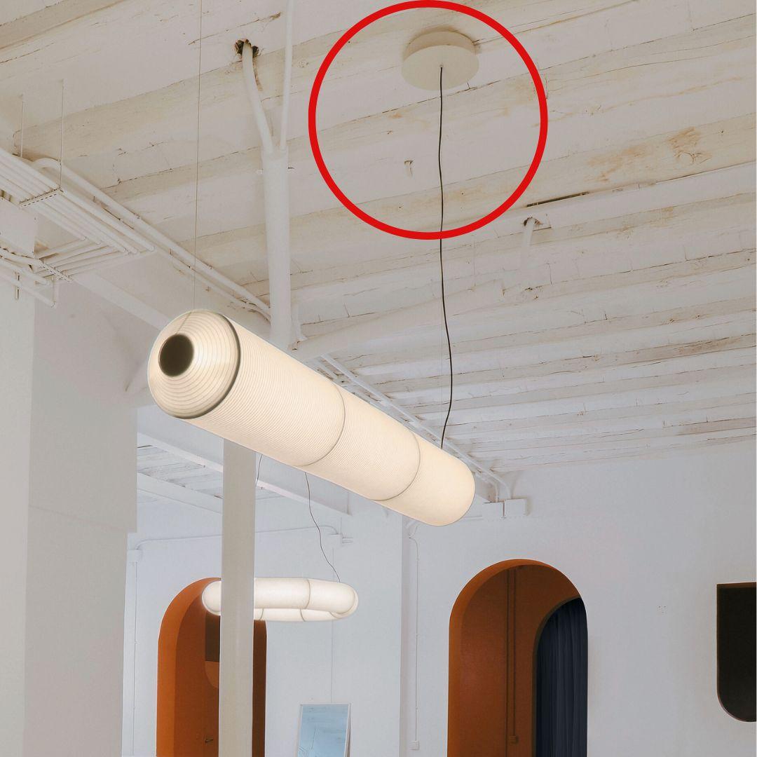 European Circular Canopy for Tekio P2 Horizontal pendandt - canopy only