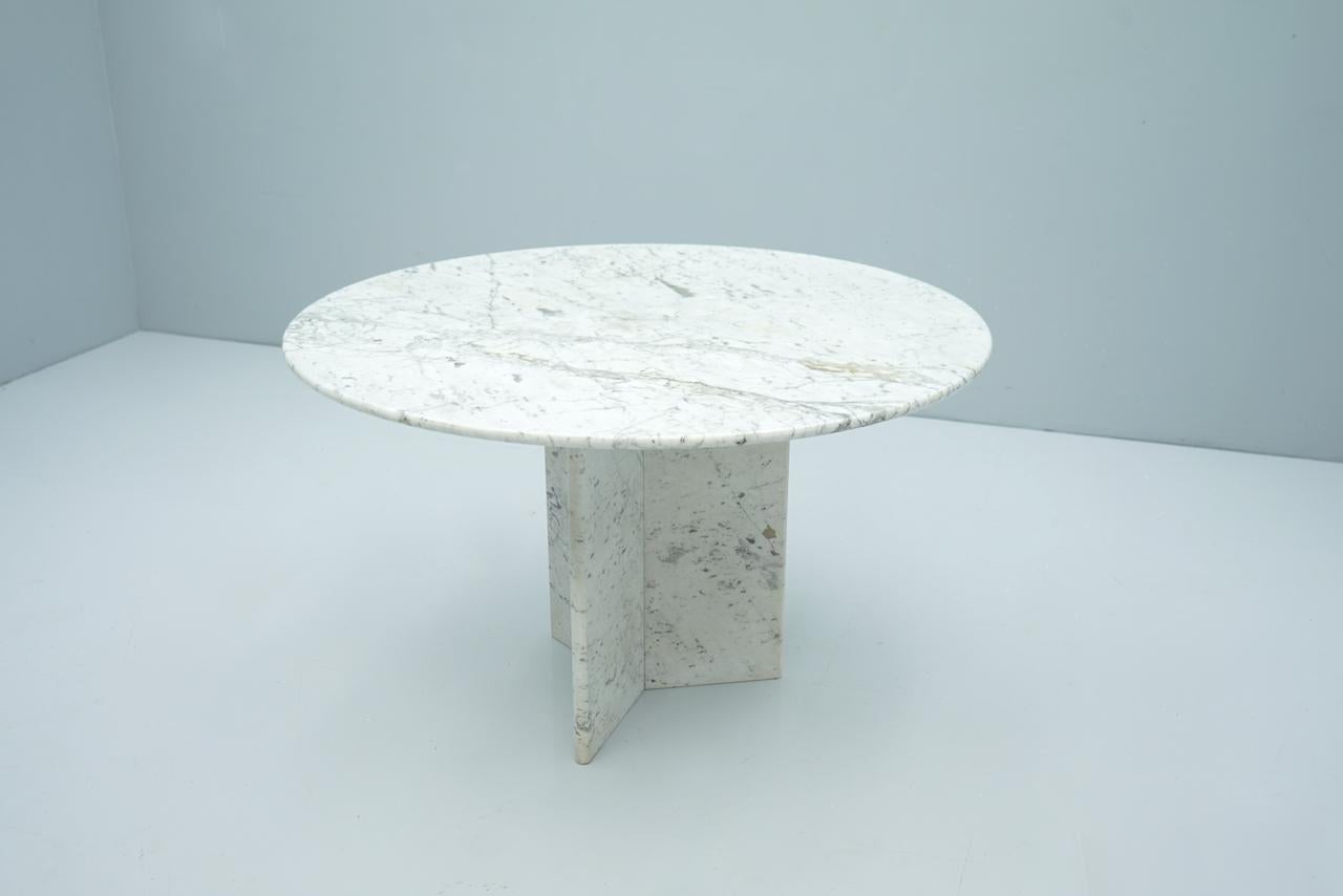italian carrara marble dining table