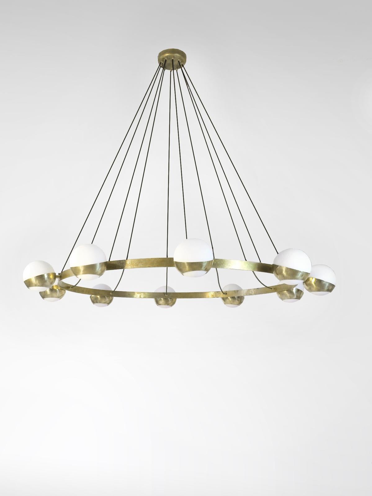 Late 20th Century Circular ceiling Lamp For Sale