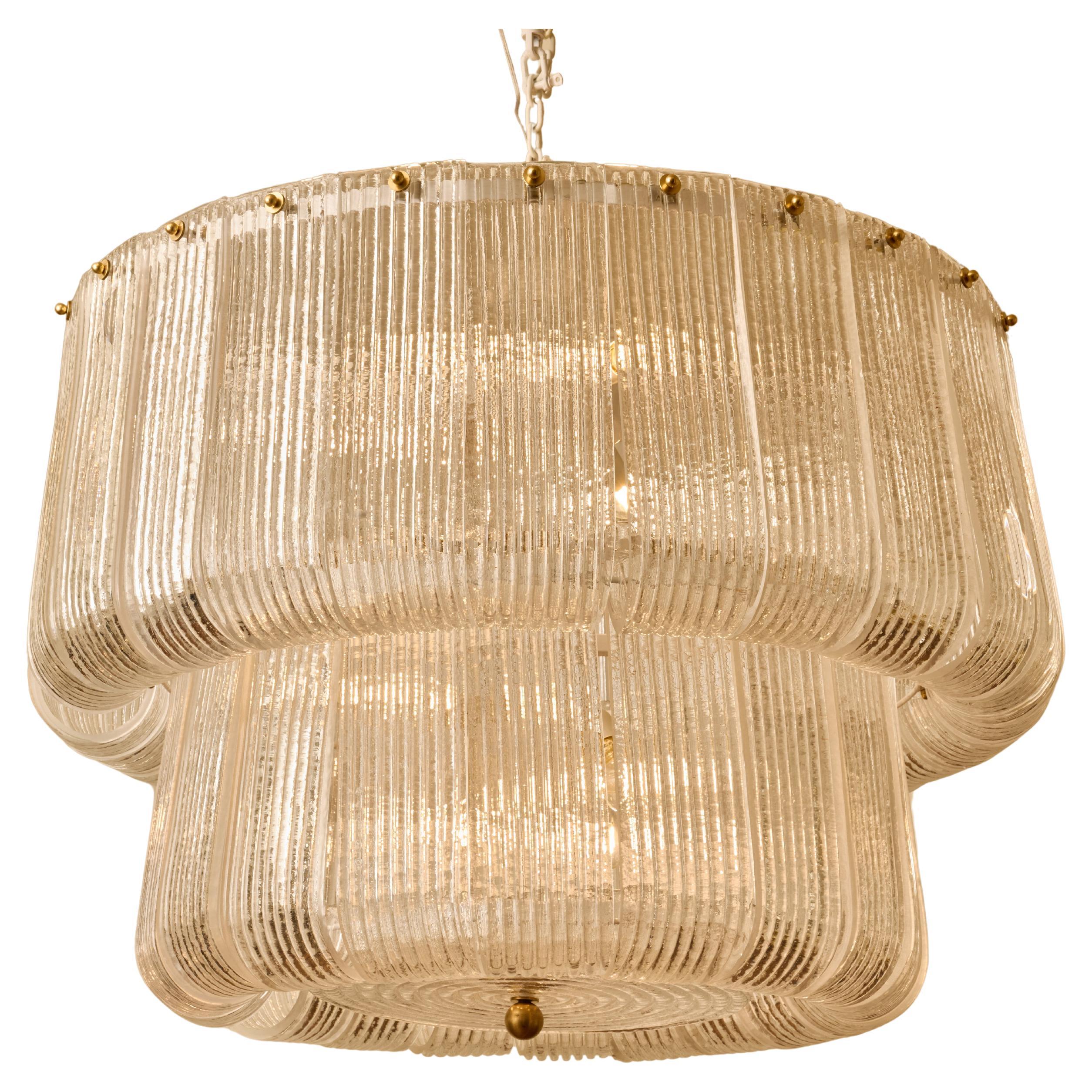 Lustre circulaire de Murano par Studio Glustin