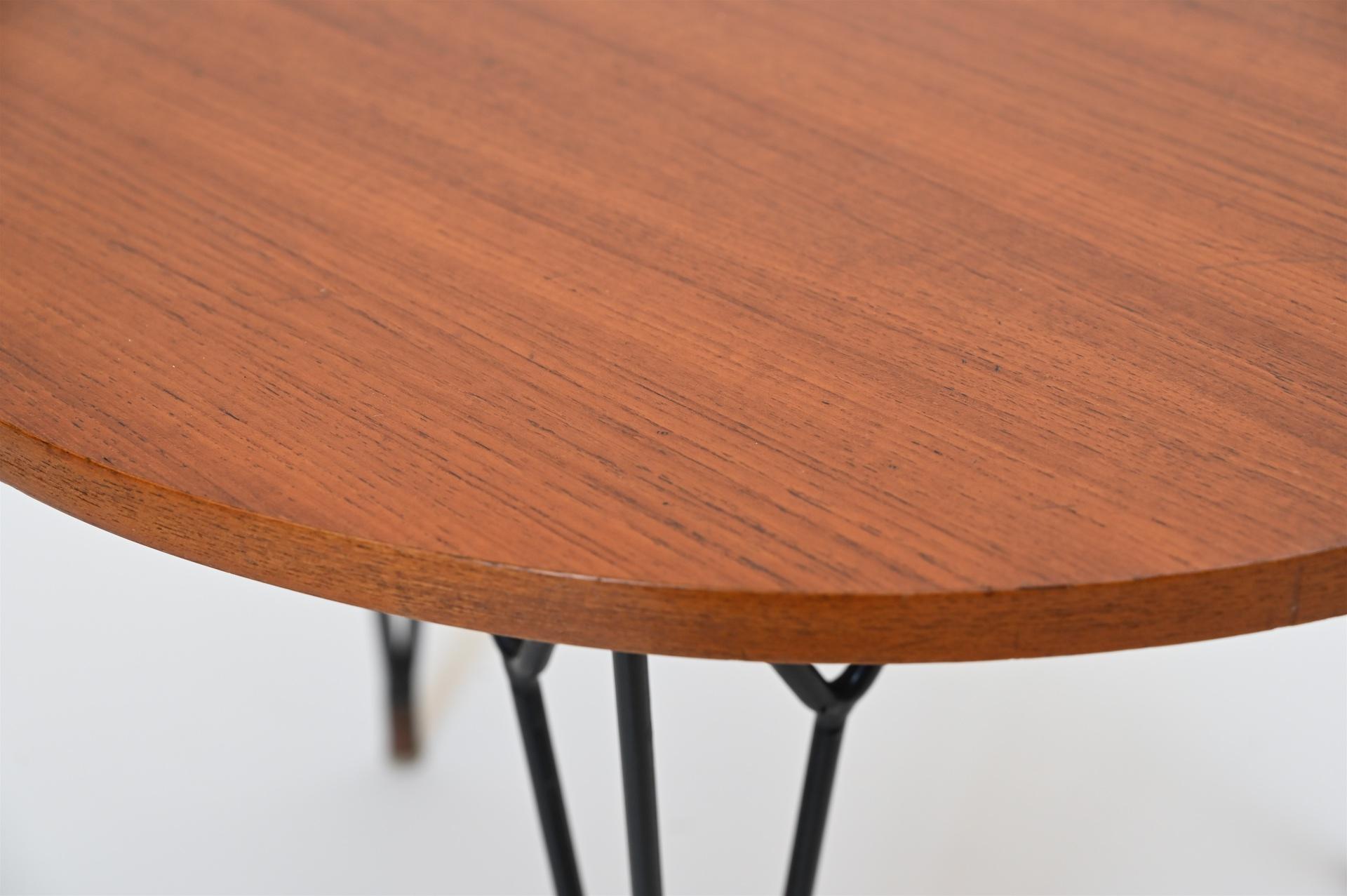 Circular Cherrywood Side Table In Excellent Condition In London, GB