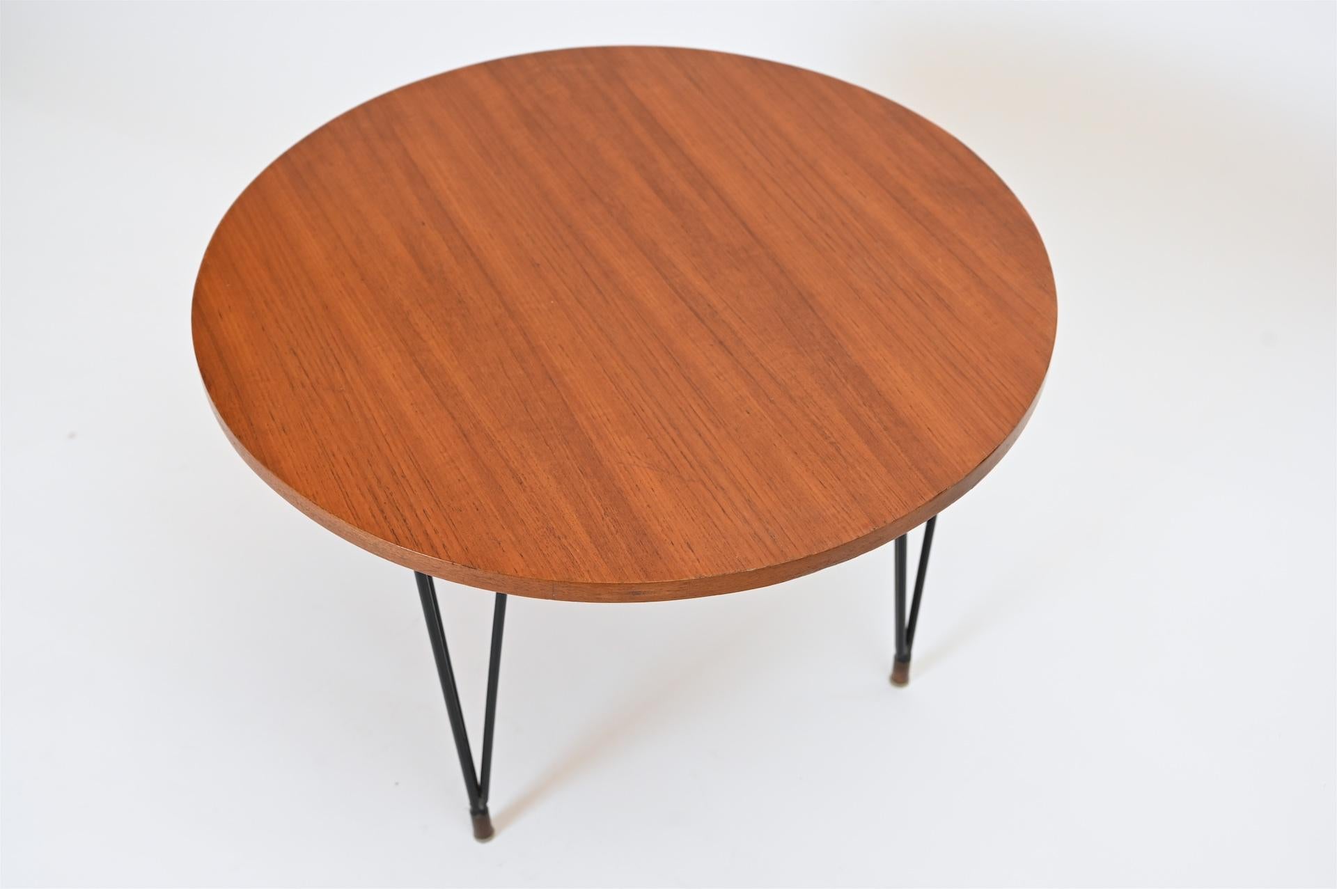 Circular Cherrywood Side Table 1