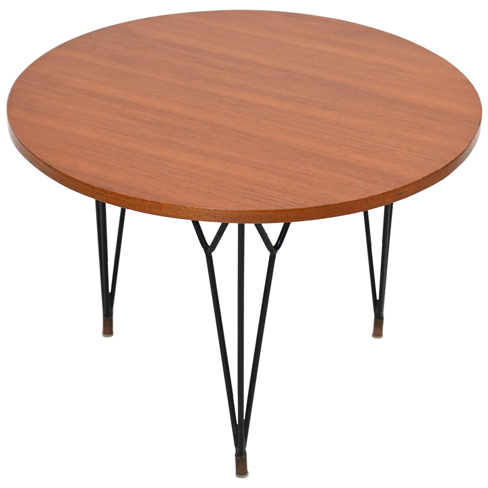 Circular Cherrywood Side Table