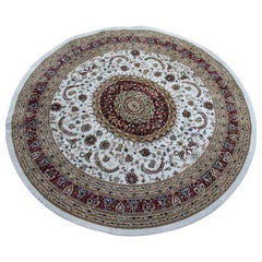 Circular Chinese Rug Aubusson Carpet Savonnerie Wool