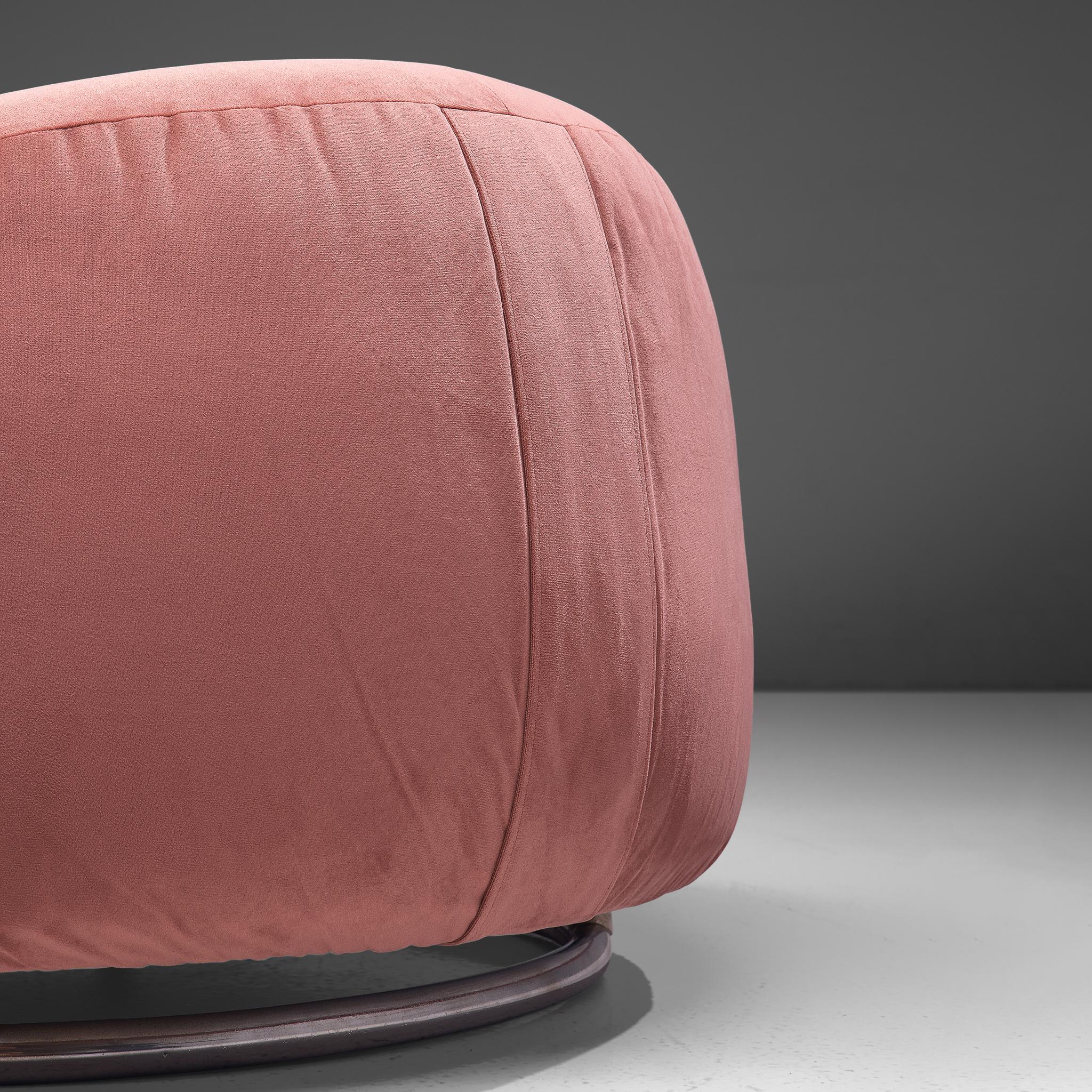 pink circle chair