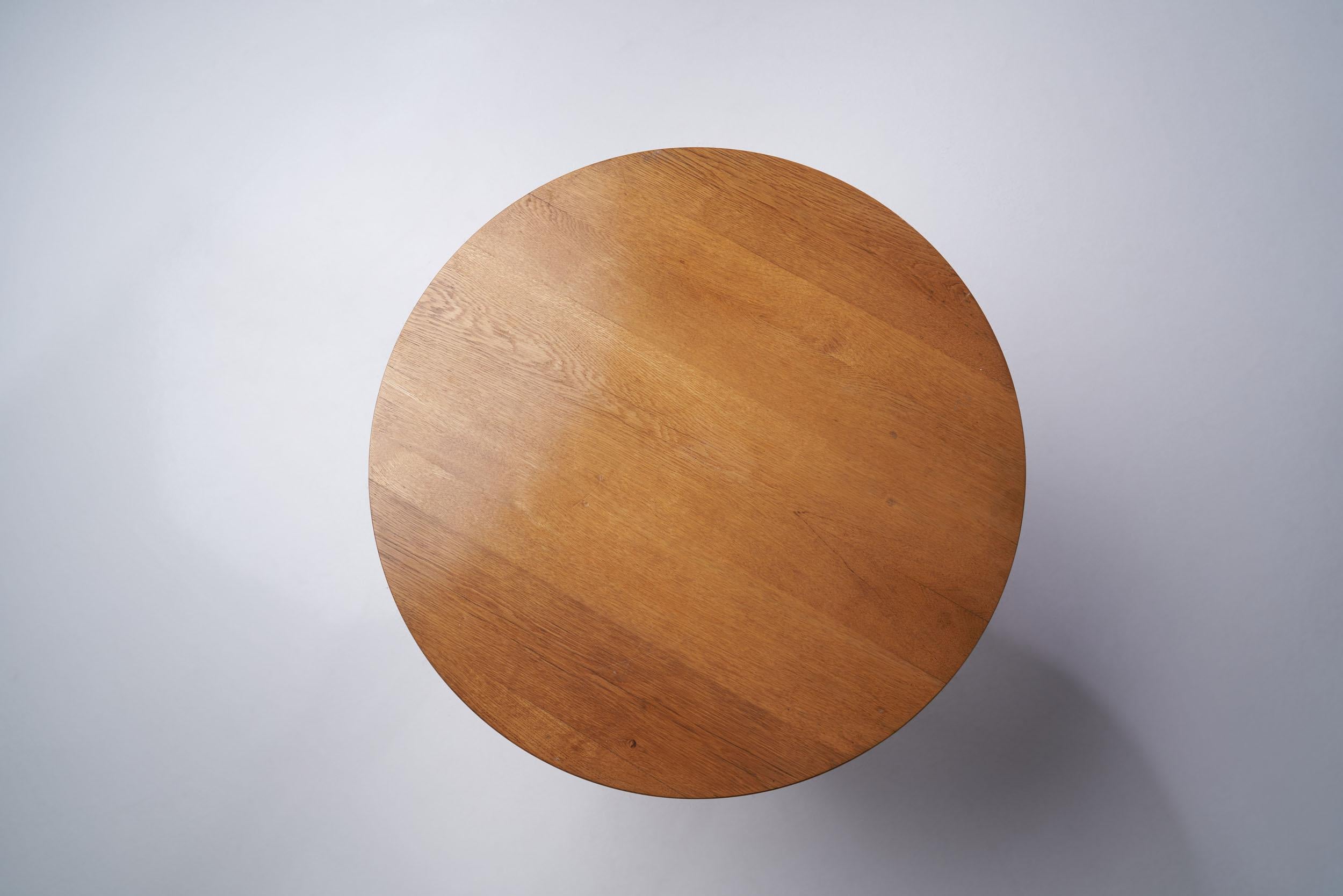 Circular Coffee Table by Danish Cabinetmaker, Denmark, circa 1950s 4