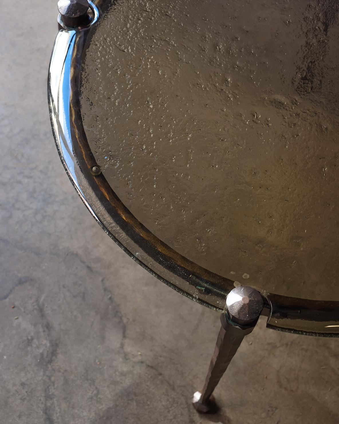Allemand Table basse circulaire dans le style de Lothar Klute en vente