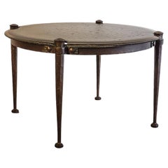 Circular Coffee Table in the Style of Lothar Klute