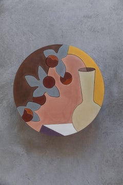 Circular Concrete Painting, CezanneCollection by S.Confalonieri x Forma&Cemento