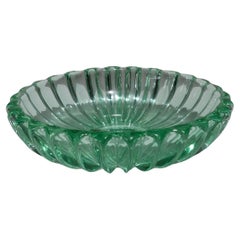 Antique Circular Cut Crystal Bowl, 1930s
